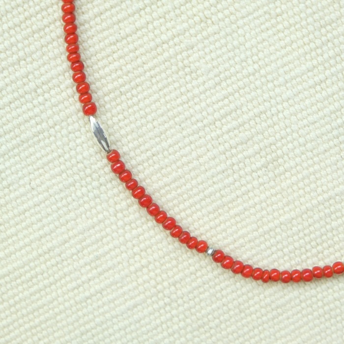STAMP WORKS ץBeads Necklessۢ50cmӡͥå쥹 SILVER ƥӡ ۥ磻ȥϡ 20 ϥɥᥤ