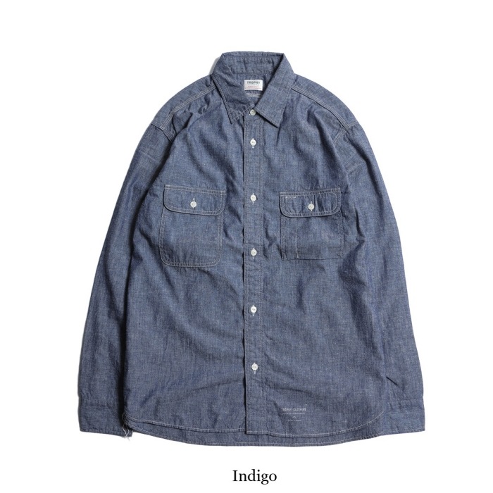 TROPHY CLOTHING �ȥ��ե������������󥰡�TR-SH04�ۡ�Harvest L/S Shirts�ۥϡ��٥��ȥ���� Ĺµ�������� �����֥졼����� ���åȥ�100%