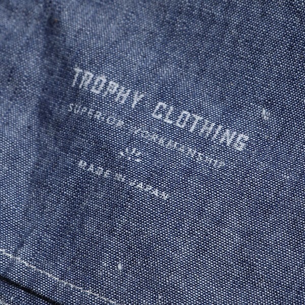 TROPHY CLOTHING �ȥ��ե������������󥰡�TR-SH04�ۡ�Harvest L/S Shirts�ۥϡ��٥��ȥ���� Ĺµ�������� �����֥졼����� ���åȥ�100%