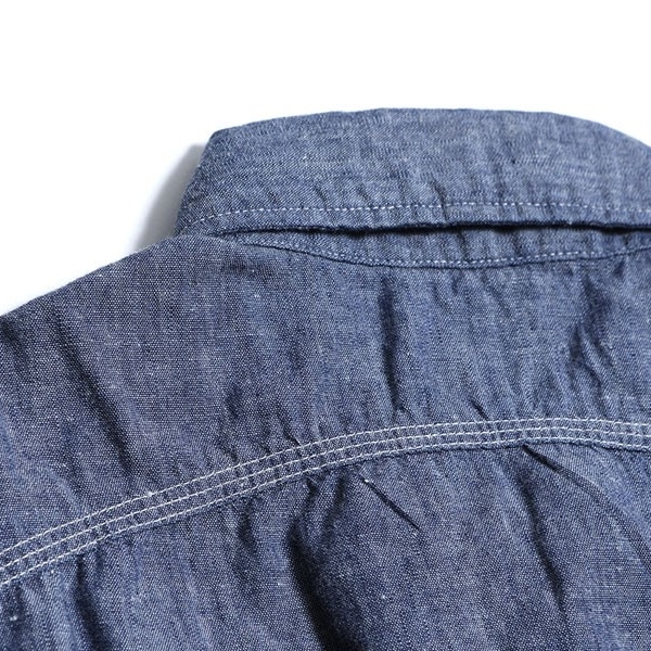 TROPHY CLOTHING �ȥ��ե������������󥰡�TR-SH04�ۡ�Harvest L/S Shirts�ۥϡ��٥��ȥ���� Ĺµ�������� �����֥졼����� ���åȥ�100%