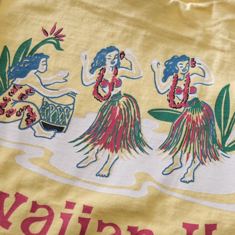 SUNSURF 󥵡աSS79161ۡS/S T-SHIRTS "HAWAIIAN HULAɡۥϥ磻T  USAܥǥ COTTON100