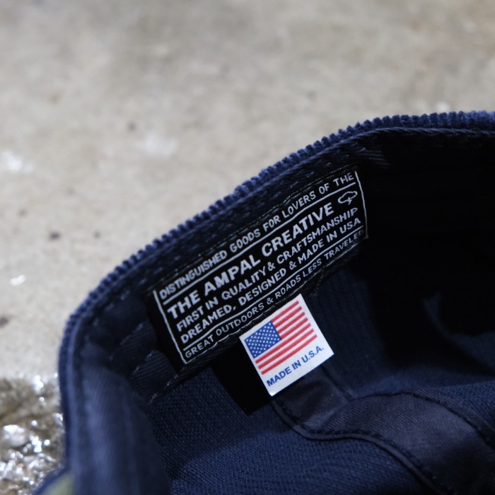 THE AMPAL CREATIVE �� ����ѥ륯�ꥨ���ƥ��֡�CAP�ۢ㥹�ʥåץХå����CORDUROY�� �ϥ�ɥᥤ�� �Х����� �����ȥɥ� MADE IN U.S.A.