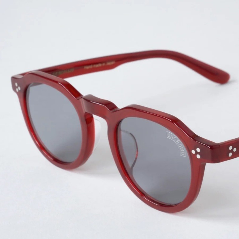 UNCROWD 󥯥饦ɡ235-61-039ۡDEBONAIRۢDARK RED CLEAR/SMOKE ǥܥͥ 󥰥饹  Х MADE IN JAPAN