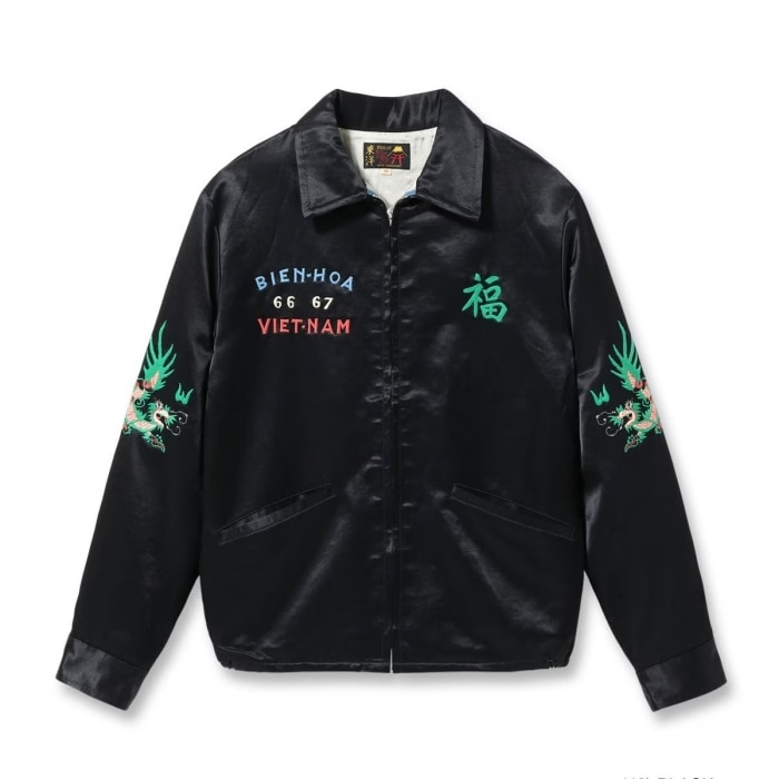 TAILOR TOYO �ơ��顼���Ρ�TT15891��Mid 1960s Style Satin Vietnam Jacket ��PARACHUTE�� �٥ȥ���� �����٥˥� ��������� ���ƥ� �ѥ饷�塼��