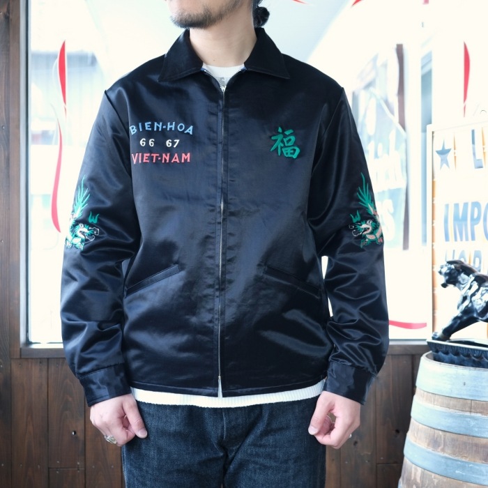 TAILOR TOYO �ơ��顼���Ρ�TT15891��Mid 1960s Style Satin Vietnam Jacket ��PARACHUTE�� �٥ȥ���� �����٥˥� ��������� ���ƥ� �ѥ饷�塼��