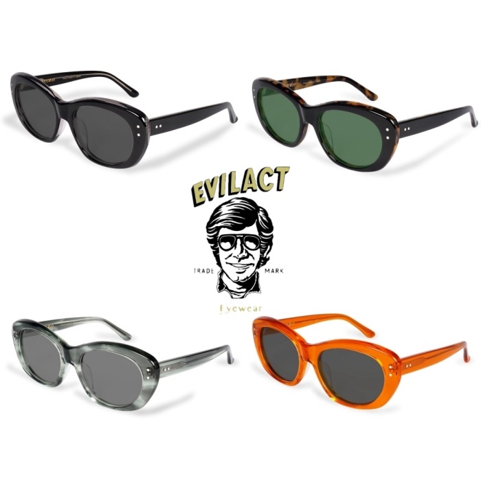 EVILACT EYEWEAR �����֥륢���ȥ��������� ��EAE25-19�ۡ�GREYHOUND�ۢ㥫�顼��󥺢䥰�쥤�ϥ���� ���󥰥饹 ������