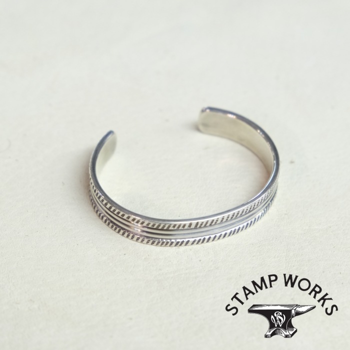 STAMP WORKS スタンプワークス【SWB-005】【Chisel Work Bangle