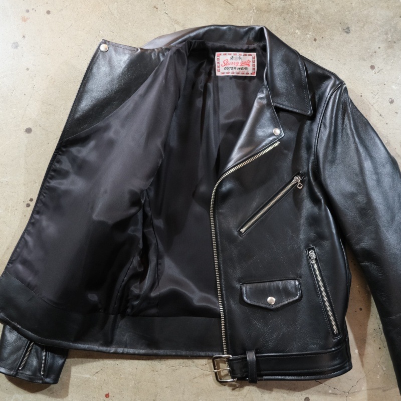 JELADO 顼ɡSG71428ۡRebel Jacket Horse Hide Semi Aniline Finish Blackۥ쥶㥱å ֥饤 ۡϥ 