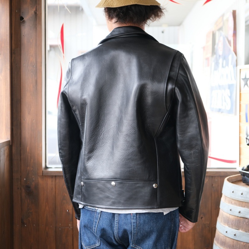 JELADO 顼ɡSG71428ۡRebel Jacket Horse Hide Semi Aniline Finish Blackۥ쥶㥱å ֥饤 ۡϥ 