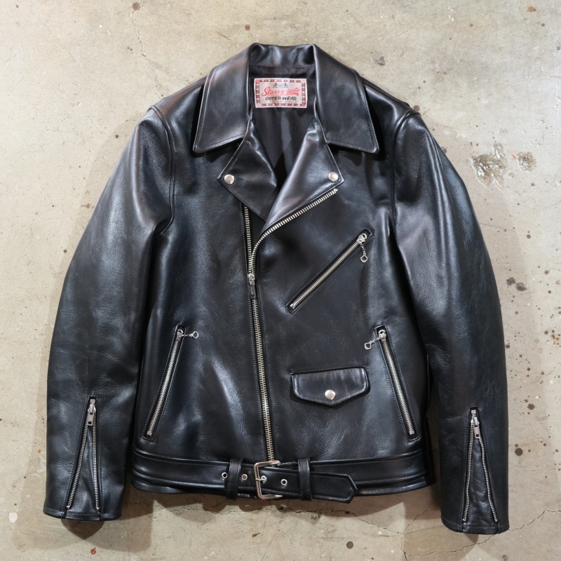 JELADO 顼ɡSG71428ۡRebel Jacket Horse Hide Semi Aniline Finish Blackۥ쥶㥱å ֥饤 ۡϥ 