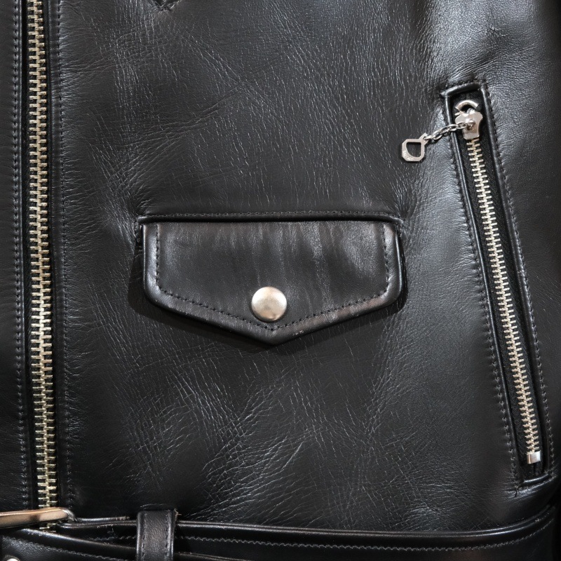 JELADO 顼ɡSG71428ۡRebel Jacket Horse Hide Semi Aniline Finish Blackۥ쥶㥱å ֥饤 ۡϥ 