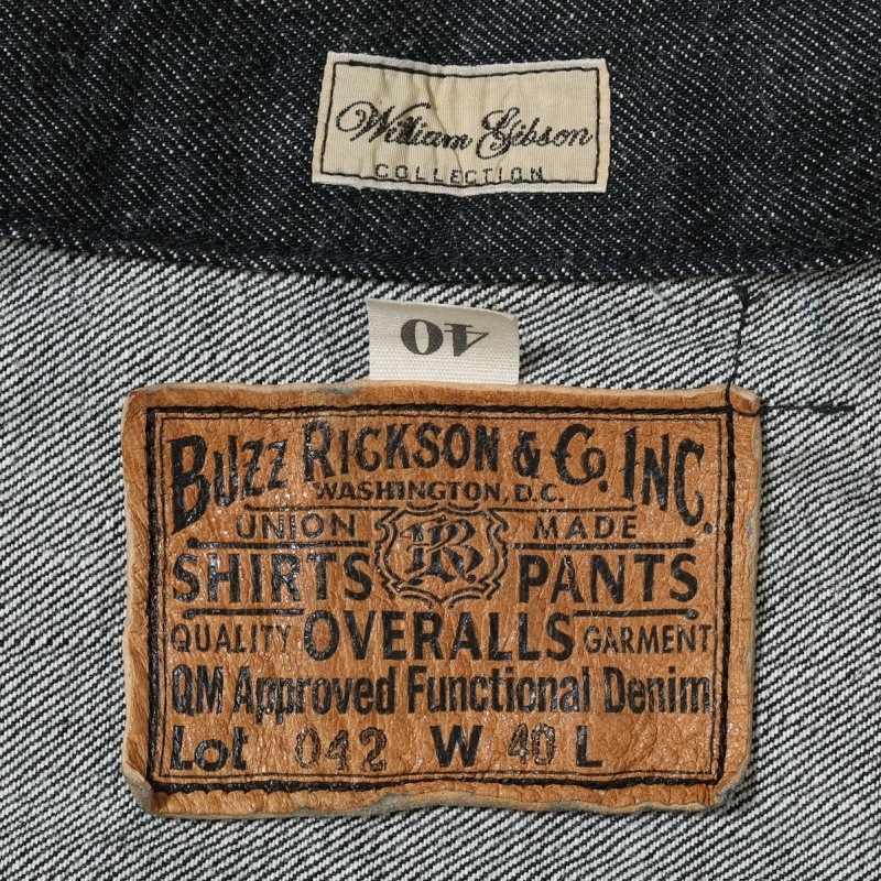 BUZZ RICKSONS �Х��ꥯ���󥺡�BR16042�ۡ�WORLD WAR II BLACK DENIM BLOUSE�������ǥ� �֥�å��ǥ˥ॸ�㥱�å� G����� �ǥ˥�֥饦�� ������