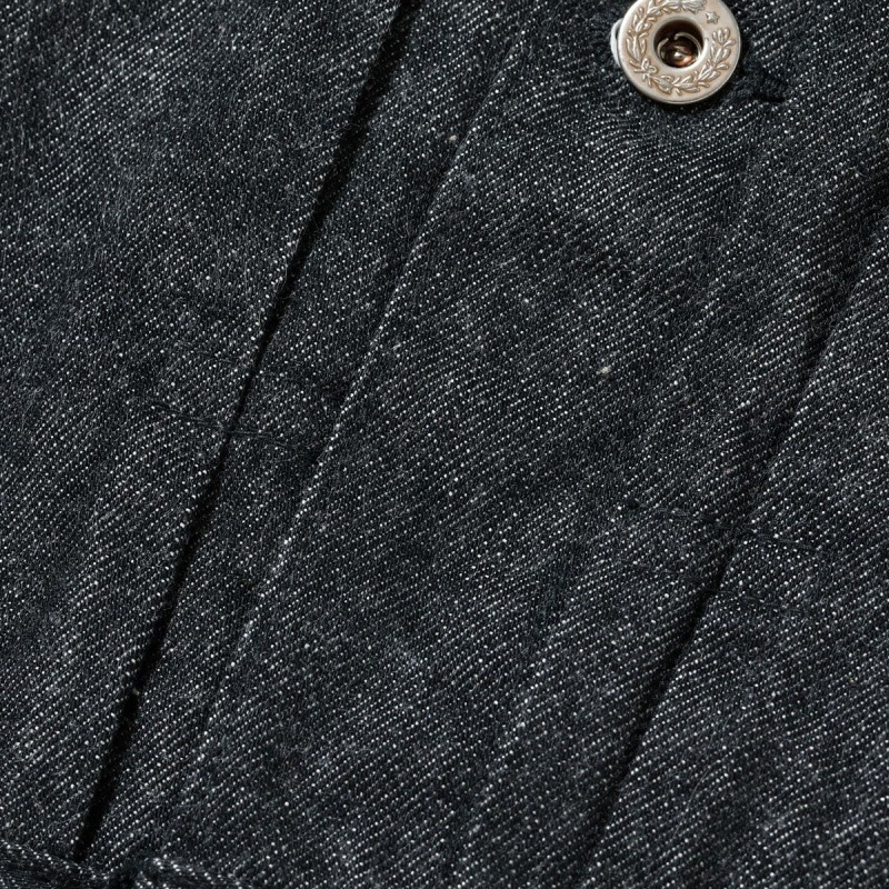 BUZZ RICKSONS �Х��ꥯ���󥺡�BR16042�ۡ�WORLD WAR II BLACK DENIM BLOUSE�������ǥ� �֥�å��ǥ˥ॸ�㥱�å� G����� �ǥ˥�֥饦�� ������