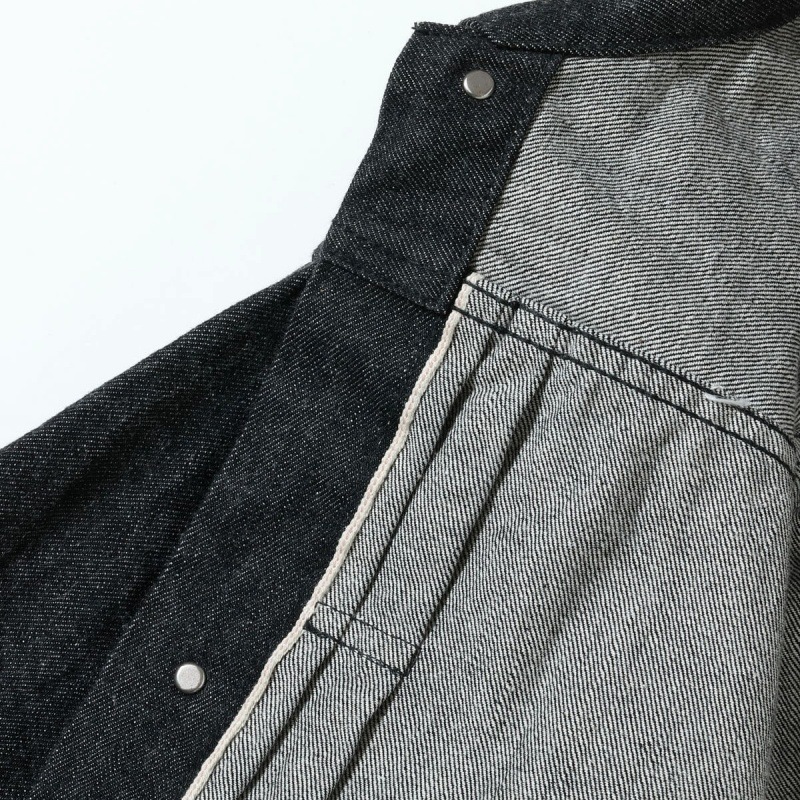 BUZZ RICKSONS �Х��ꥯ���󥺡�BR16042�ۡ�WORLD WAR II BLACK DENIM BLOUSE�������ǥ� �֥�å��ǥ˥ॸ�㥱�å� G����� �ǥ˥�֥饦�� ������