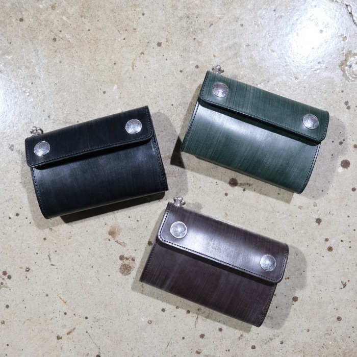 FUNNY �ե��ˡ���DOUBLE DOTS BILLFOLD with DROP HANDLE�ۢ�֥�ƥ��å���֥饤�ɥ�� ���֥�ɥåȥӥ�ե����� ����С� �����ϥ��� MADE IN JAPAN