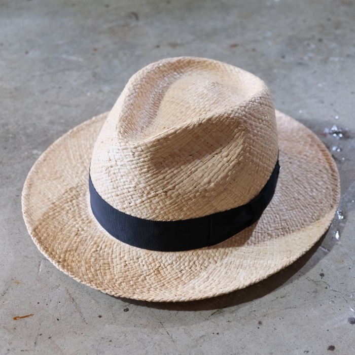 J.J. WILLIAMS FEDORA By Mr.FATMAN J.Jウィリアムズ【JAY RAFFIA
