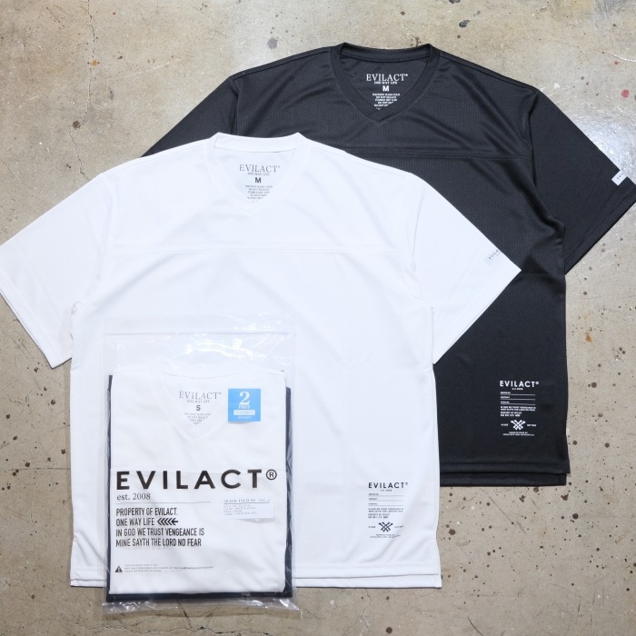 EVILACT �����֥륢���ȡ�EA-2P-TSS�ۡ�2PACK TECH SS��2�ѥå�ȾµT����� �ϥ��ƥ��Ǻ� ®���Ǻ�  POLYESTER 100%