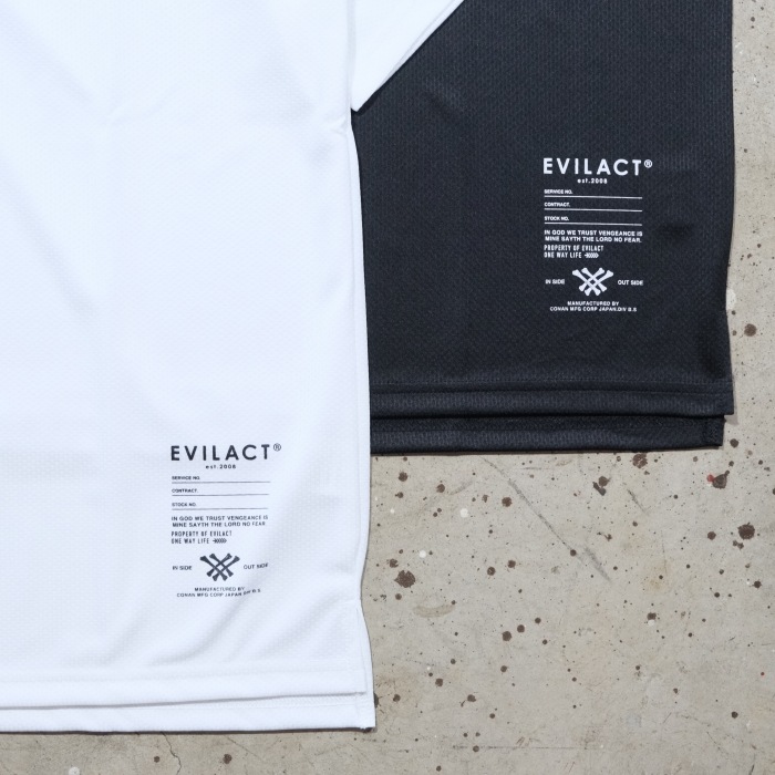 EVILACT �����֥륢���ȡ�EA-2P-TSS�ۡ�2PACK TECH SS��2�ѥå�ȾµT����� �ϥ��ƥ��Ǻ� ®���Ǻ�  POLYESTER 100%
