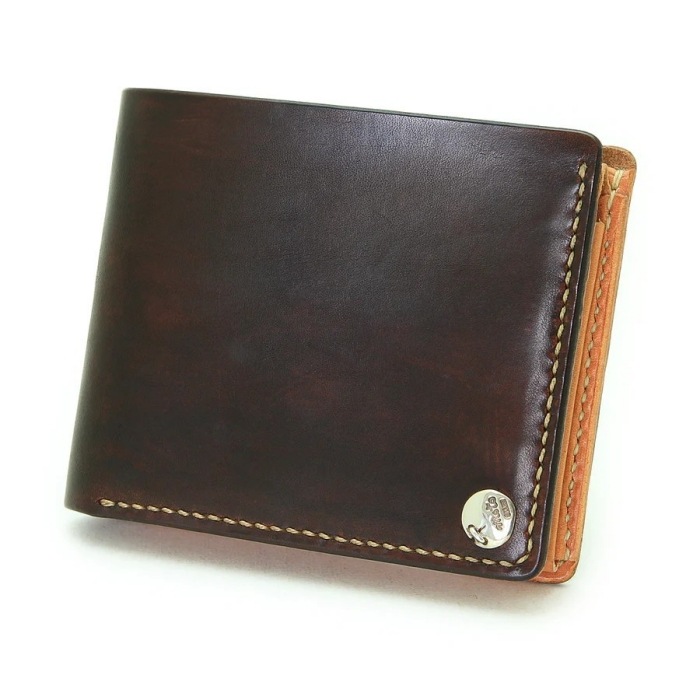 MOTO LEATHER ��ȥ쥶����W1D�ۡ�HAND-DYED SHORT WALLET�ۼ����᥷�硼�ȥ�����å� ���� �����ꥢ�󥫥��쥶�� ����С��������