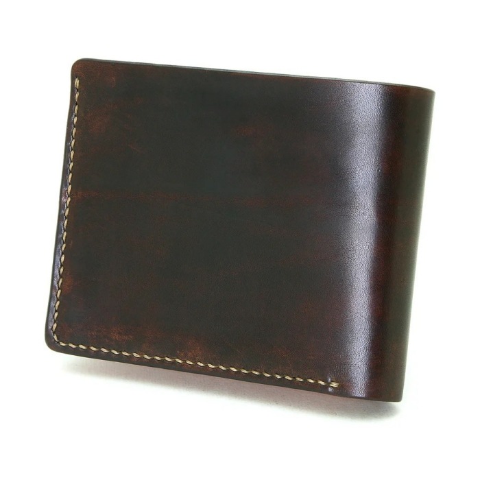 MOTO LEATHER ��ȥ쥶����W1D�ۡ�HAND-DYED SHORT WALLET�ۼ����᥷�硼�ȥ�����å� ���� �����ꥢ�󥫥��쥶�� ����С��������