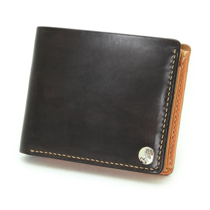 MOTO LEATHER ��ȥ쥶����W1D�ۡ�HAND-DYED SHORT WALLET�ۼ����᥷�硼�ȥ�����å� ���� �����ꥢ�󥫥��쥶�� ����С��������