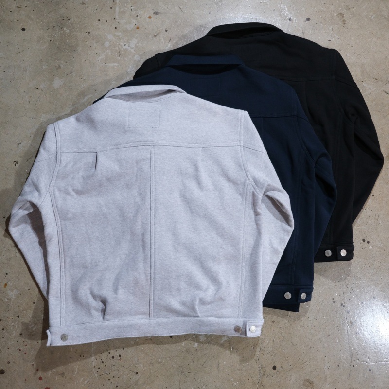 RUSSELL��BerBerJin ��å�����٥�٥른���Pro Cotton Loopback Terry Sweat Trucker Jacket�ۥץ����åȥ� �������å� �ȥ�å������㥱�å�