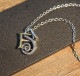 ̵BLACK SIGN ֥å<BR>BSSA-20602BۡEternity NecklaceBrass x Silver925<BR>֥饹С դ