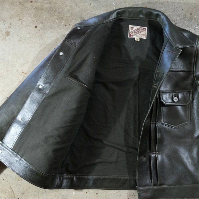 Y'2 LEATHER �磻�ġ��쥶����EB-140�ۡ�ECO HORSE 1st Type G�����ۢ㥨���ۡ��� OLIVE���΢�� COTTON LINEN�� ������