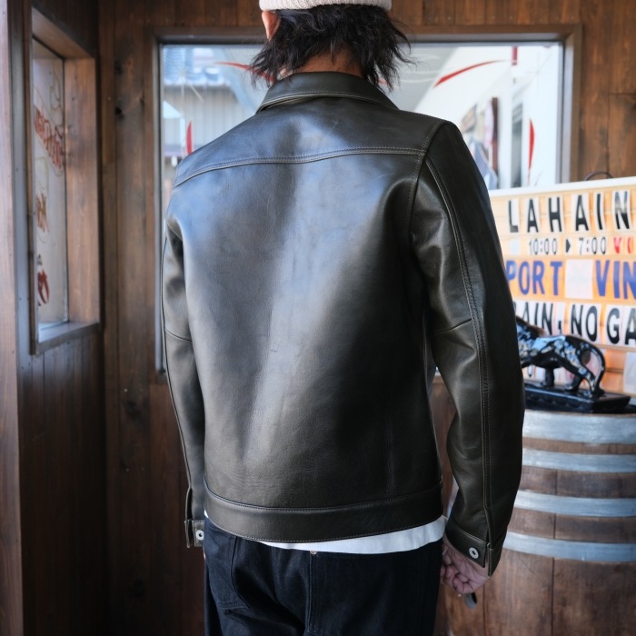 Y'2 LEATHER �磻�ġ��쥶����EB-140�ۡ�ECO HORSE 1st Type G�����ۢ㥨���ۡ��� OLIVE���΢�� COTTON LINEN�� ������