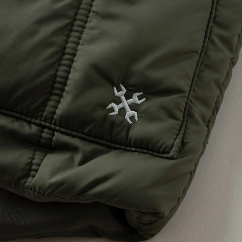 BLUCO �֥륳��145-35-008�ۡ�CREW NECK QUILTING VEST�ۥ��롼�ͥå�����ƥ��󥰥٥��� PRIMALOFT��¢