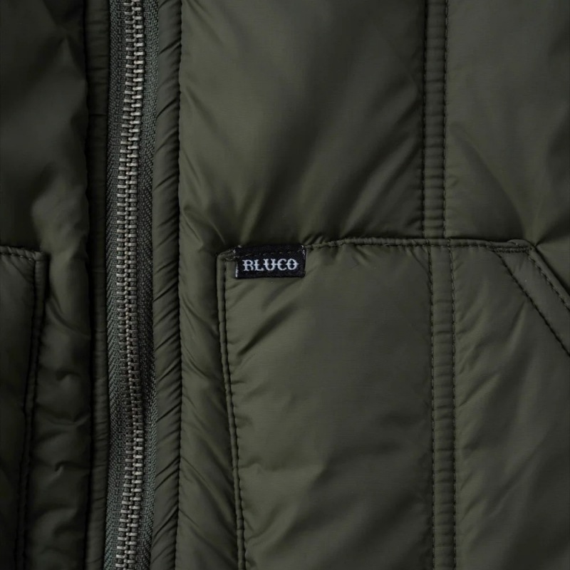 BLUCO �֥륳��145-35-008�ۡ�CREW NECK QUILTING VEST�ۥ��롼�ͥå�����ƥ��󥰥٥��� PRIMALOFT��¢