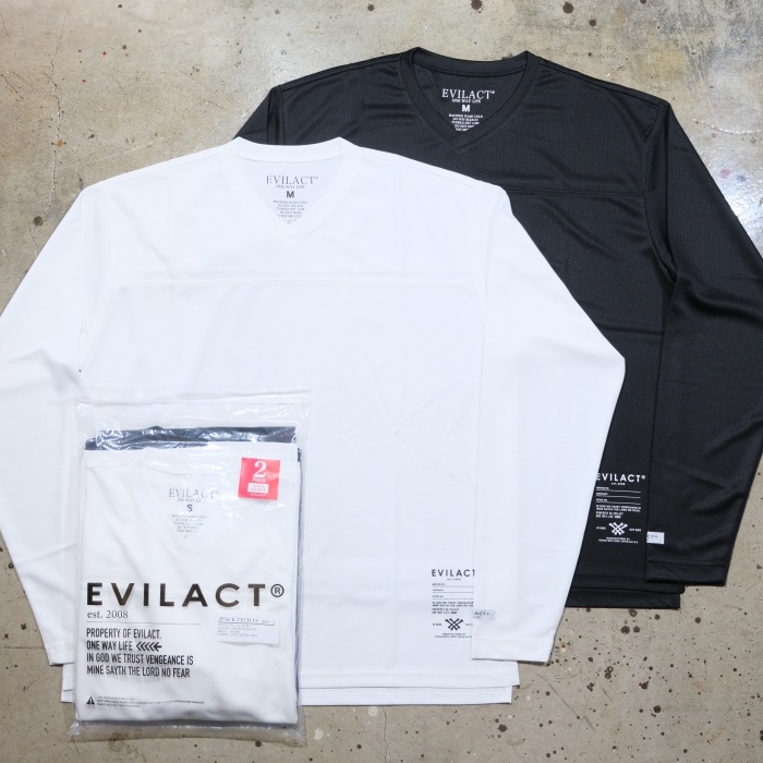 EVILACT �����֥륢���ȡ�EA-2P-TLS�ۡ�2PACK TECH LS��2�ѥå�ĹµT����� �ϥ��ƥ��Ǻ� ®���Ǻ�  POLYESTER 100%