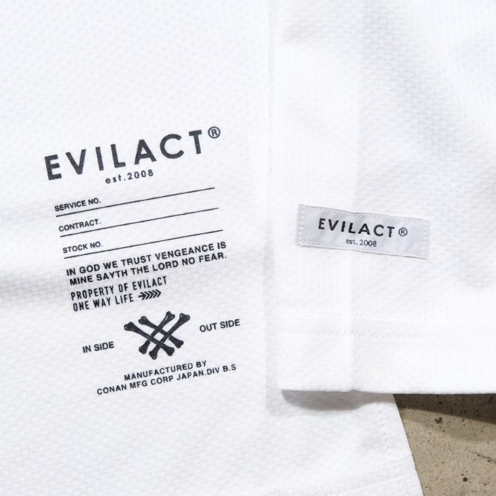EVILACT �����֥륢���ȡ�EA-2P-TLS�ۡ�2PACK TECH LS��2�ѥå�ĹµT����� �ϥ��ƥ��Ǻ� ®���Ǻ�  POLYESTER 100%
