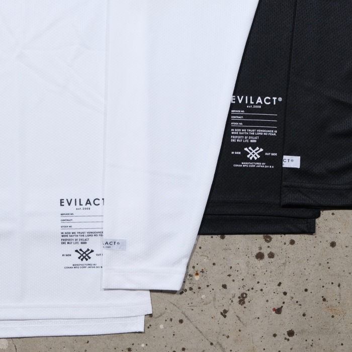 EVILACT �����֥륢���ȡ�EA-2P-TLS�ۡ�2PACK TECH LS��2�ѥå�ĹµT����� �ϥ��ƥ��Ǻ� ®���Ǻ�  POLYESTER 100%