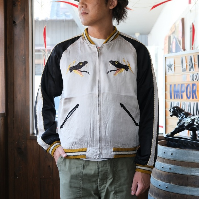 TAILOR TOYO �ơ��顼���Ρ�TT15808��Acetate Souvenir Jacket TOYO ENTERPRISE 60th Anniversary Special Edition ��BLACK SNAKE�ɡߡ�RED SNAKE�� ���������