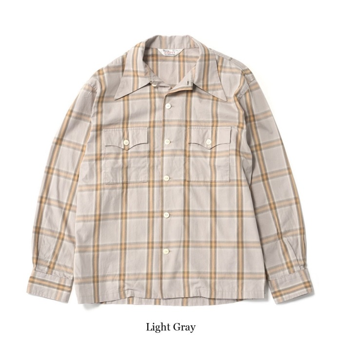 TROPHY CLOTHING �ȥ��ե������������󥰡�TR26SS-402�ۡ�Frisco Check L/S Shirt�ۥեꥹ�������å�L/S����� Ĺµ COTTON100% ������