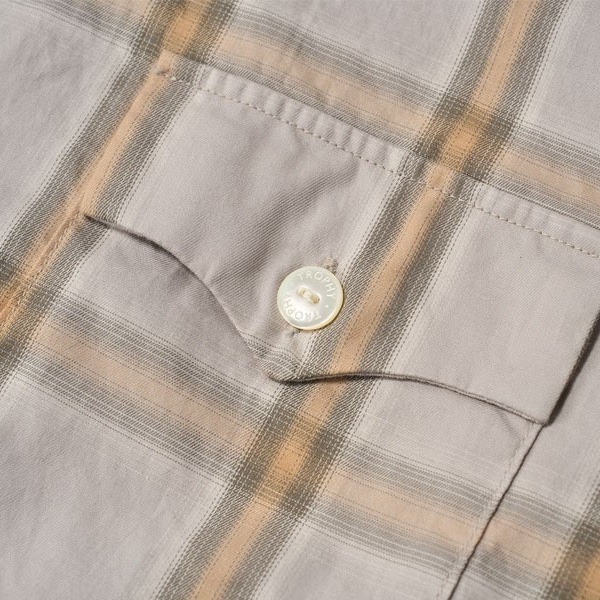 TROPHY CLOTHING �ȥ��ե������������󥰡�TR26SS-402�ۡ�Frisco Check L/S Shirt�ۥեꥹ�������å�L/S����� Ĺµ COTTON100% ������