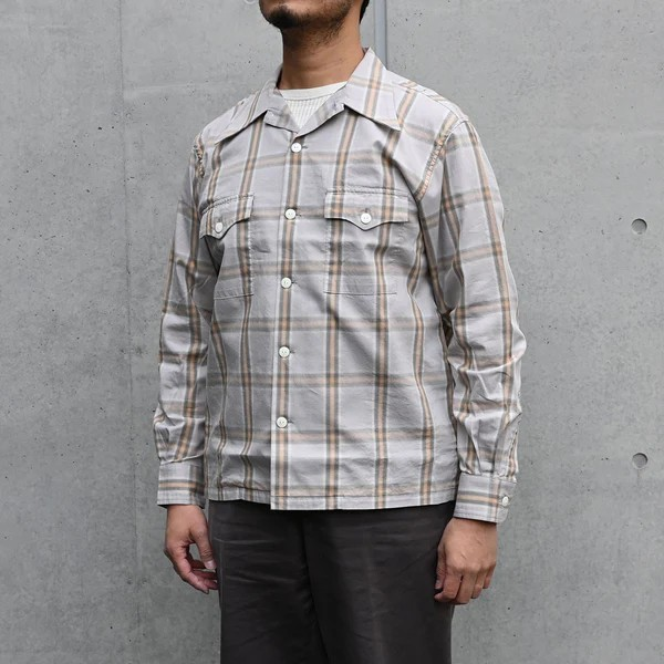 TROPHY CLOTHING �ȥ��ե������������󥰡�TR26SS-402�ۡ�Frisco Check L/S Shirt�ۥեꥹ�������å�L/S����� Ĺµ COTTON100% ������