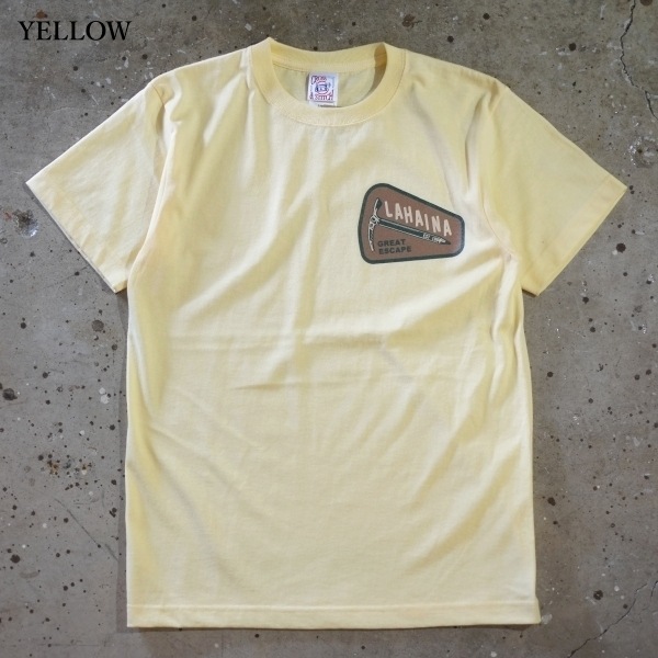 LAHAINA ORIGINAL ʥϥʥꥸʥ<BR>GREAT ESCAPE TEEۢ㥢ɥ٥㡼꡼<BR>ץT COTTON100%