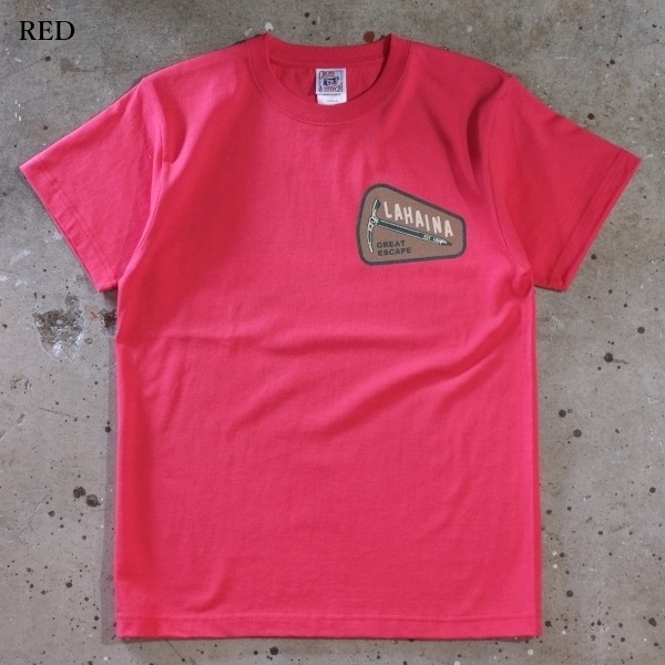 LAHAINA ORIGINAL ʥϥʥꥸʥ<BR>GREAT ESCAPE TEEۢ㥢ɥ٥㡼꡼<BR>ץT COTTON100%