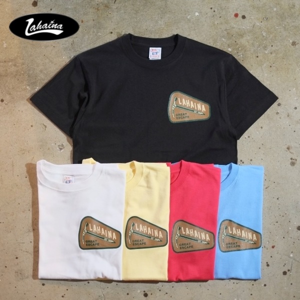 LAHAINA ORIGINAL ʥϥʥꥸʥ<BR>GREAT ESCAPE TEEۢ㥢ɥ٥㡼꡼<BR>ץT COTTON100%