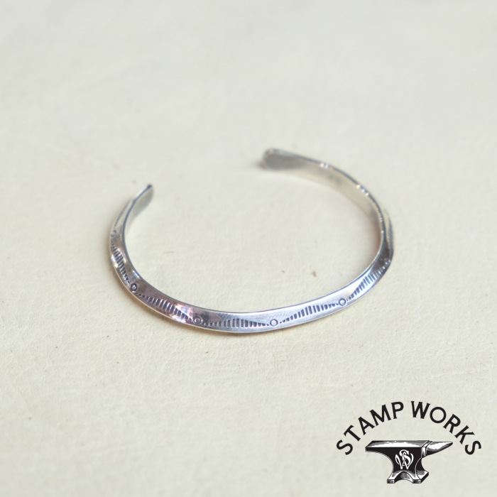 STAMP WORKS ������ץ������SWB-003�ۡ�Triangle Bangle Slim ��3��ۥȥ饤���󥰥�Х󥰥륹��� ���������꡼ SILVER925 �ϥ�ɥᥤ��