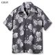 DUKE KAHANAMOKU �ǥ塼�����ϥʥ⥯��DK36201�ۡ�SPECIAL EDITION ��DUKE'S PINEAPPLE�� (SHORT SLEEVE) �� �ѥ��ʥåץ� �ϥ磻���� �����ϥ���� RAYON100%