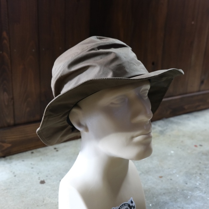 BLACK SIGN �֥�å��������BSFC-25901�ۡ�Oiled Cotton Swindler Hat -Long Brim-�ۥ�����ɥ��åȥ󥹥�����ɥ顼�ϥå� British Millerain�� COTTON100%