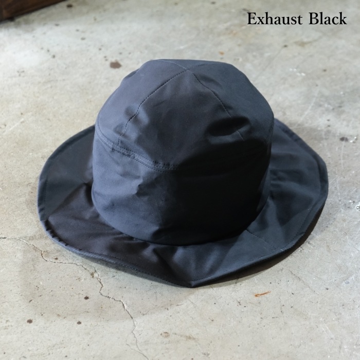 BLACK SIGN �֥�å��������BSFC-25901�ۡ�Oiled Cotton Swindler Hat -Long Brim-�ۥ�����ɥ��åȥ󥹥�����ɥ顼�ϥå� British Millerain�� COTTON100%