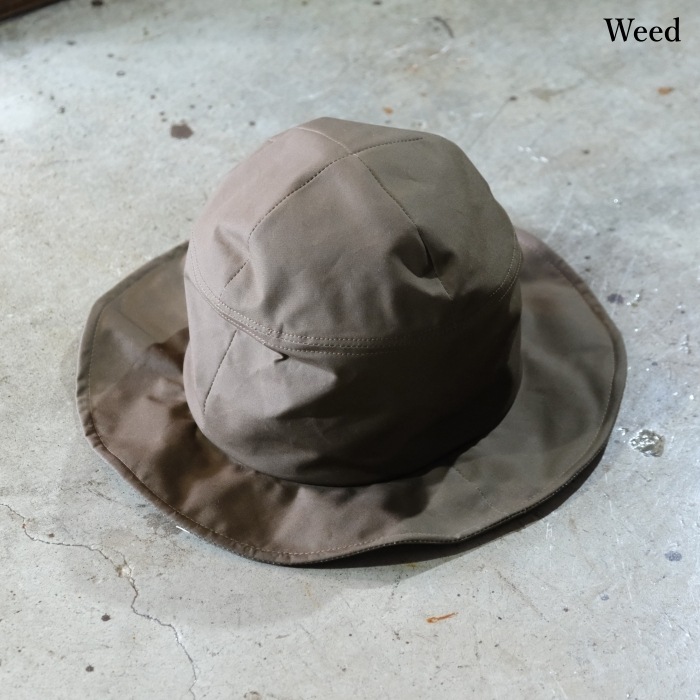 BLACK SIGN �֥�å��������BSFC-25901�ۡ�Oiled Cotton Swindler Hat -Long Brim-�ۥ�����ɥ��åȥ󥹥�����ɥ顼�ϥå� British Millerain�� COTTON100%