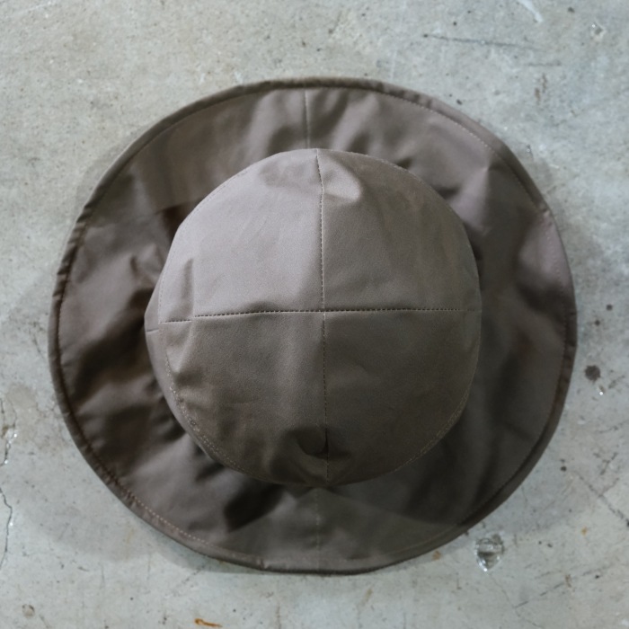 BLACK SIGN �֥�å��������BSFC-25901�ۡ�Oiled Cotton Swindler Hat -Long Brim-�ۥ�����ɥ��åȥ󥹥�����ɥ顼�ϥå� British Millerain�� COTTON100%