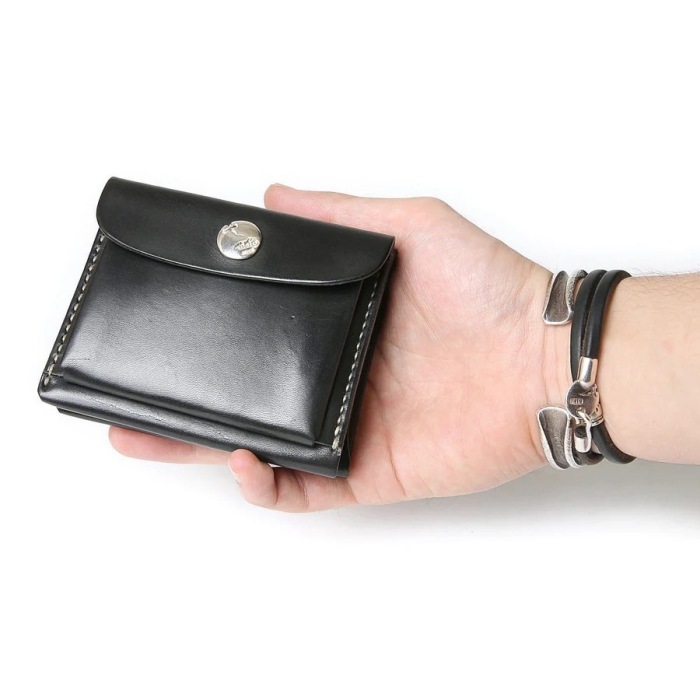 MOTO LEATHER ��ȥ쥶����W9R�ۡ�MINI WALLET�ۥߥ˥�����å� ���� �����ꥢ�󥫥��쥶�� 925����С�������� ��եХ��å�