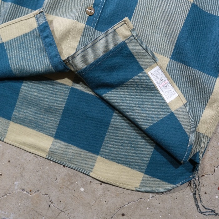 Pherrow`s �ե���������25W-720WS-C�ۥե��ͥ륷��� �����å������  COTTON100% ������