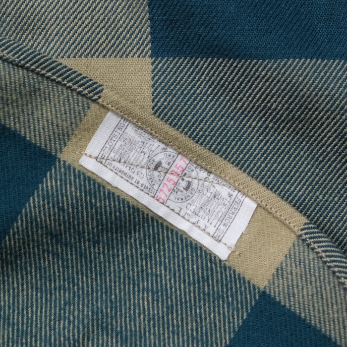 Pherrow`s �ե���������25W-720WS-C�ۥե��ͥ륷��� �����å������  COTTON100% ������